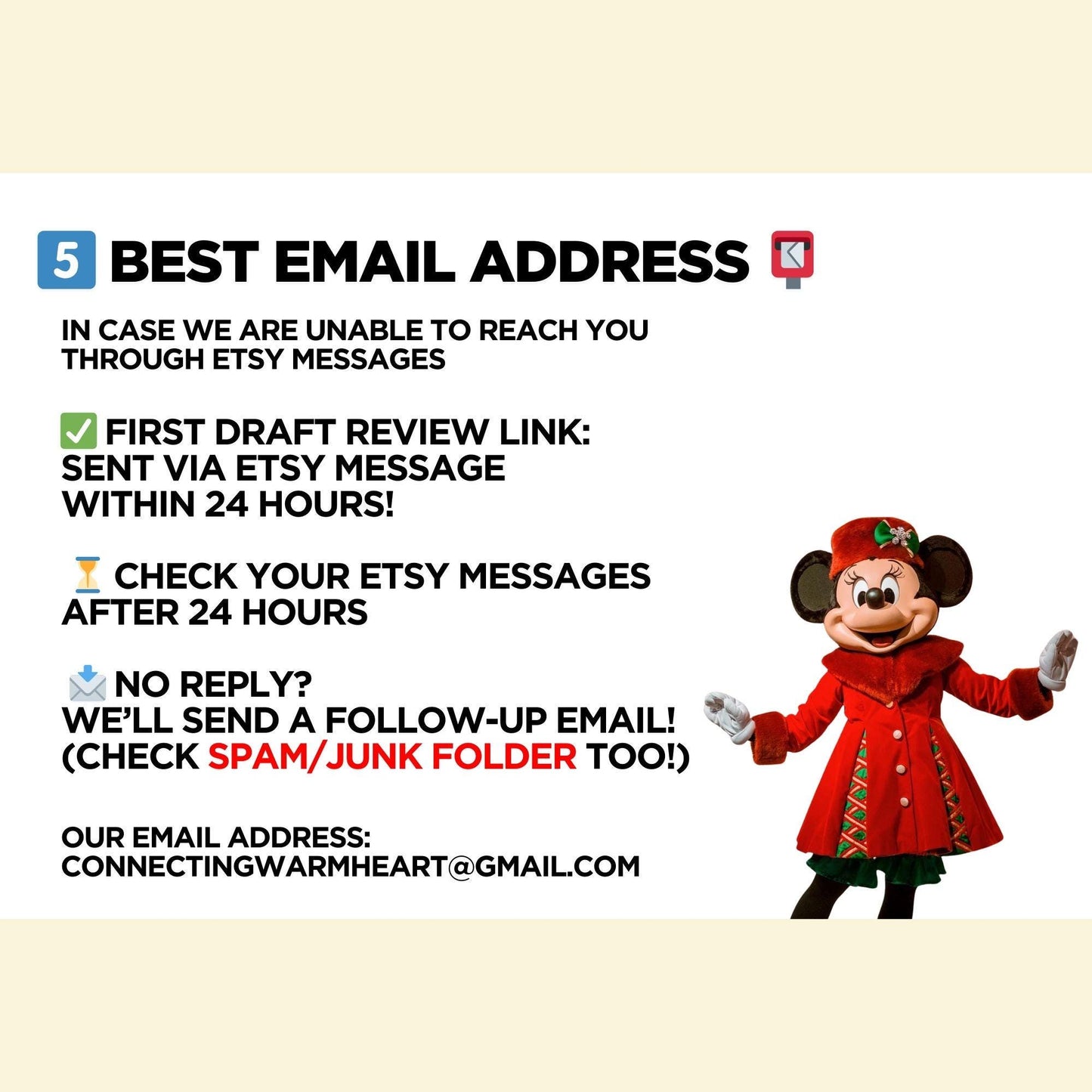 Personalized Surprise Trip Reveal Video Message Movie Mouse Christmas Holiday Magical World Land Theme Park Orlando Florida California Paris