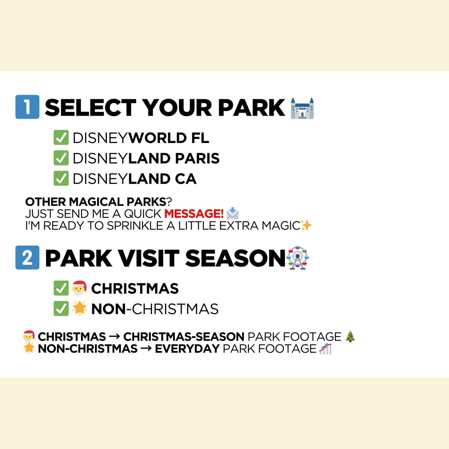 Christmas Personalized Surprise Trip Reveal Video Message Movie Mouse Holiday Magical World Land Theme Park Florida California Paris [Ver 3]