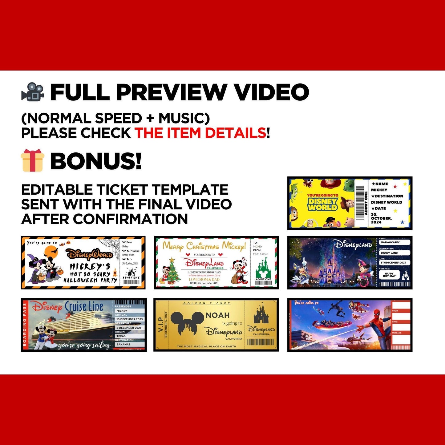 Personalized Toy Story Disney Trip Surprise Reveal Video Woody Buzz Call Kids Going to Disney World Disneyland Paris California Cruise