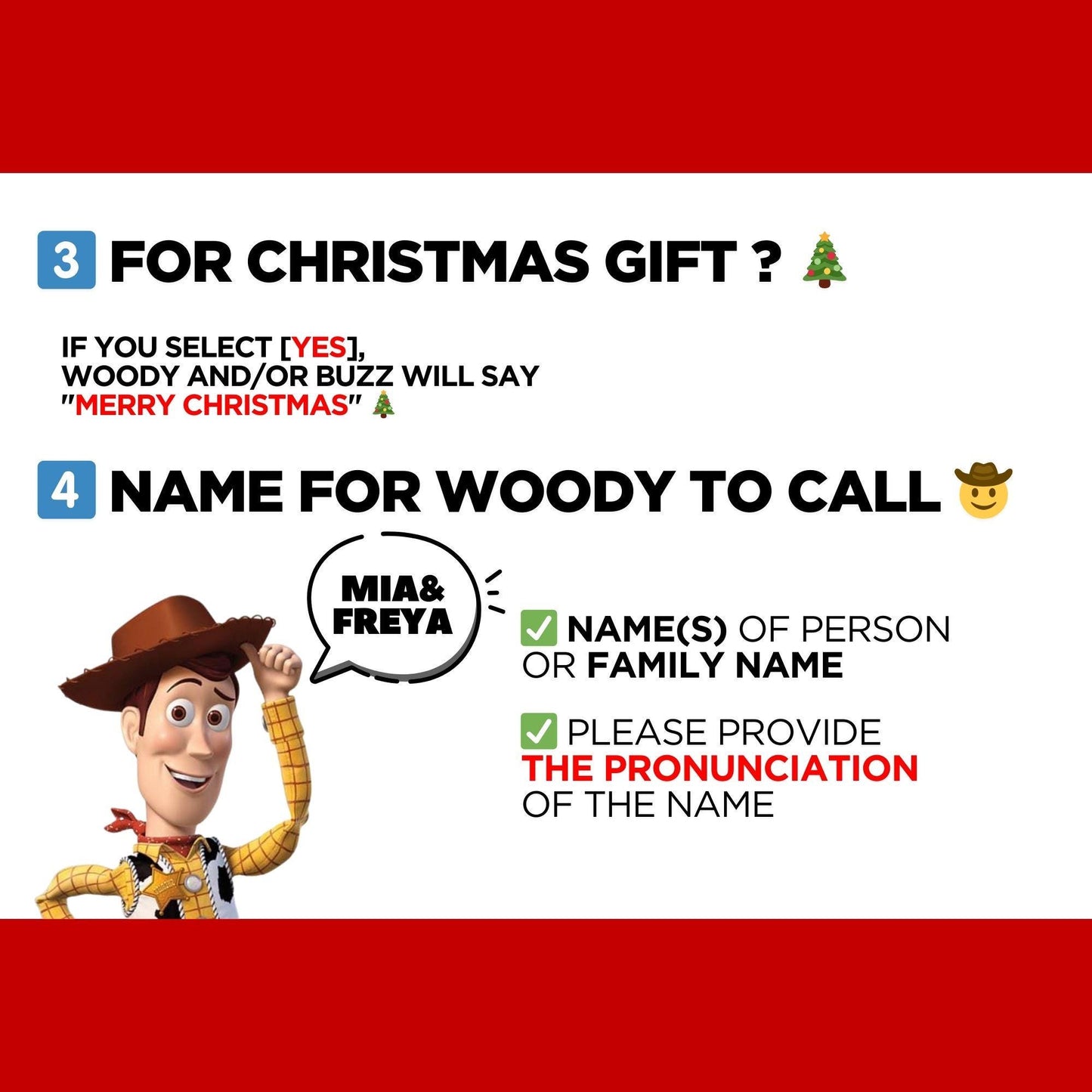 Personalized Toy Story Disney Trip Surprise Reveal Video Woody Buzz Call Kids Going to Disney World Disneyland Paris California Cruise