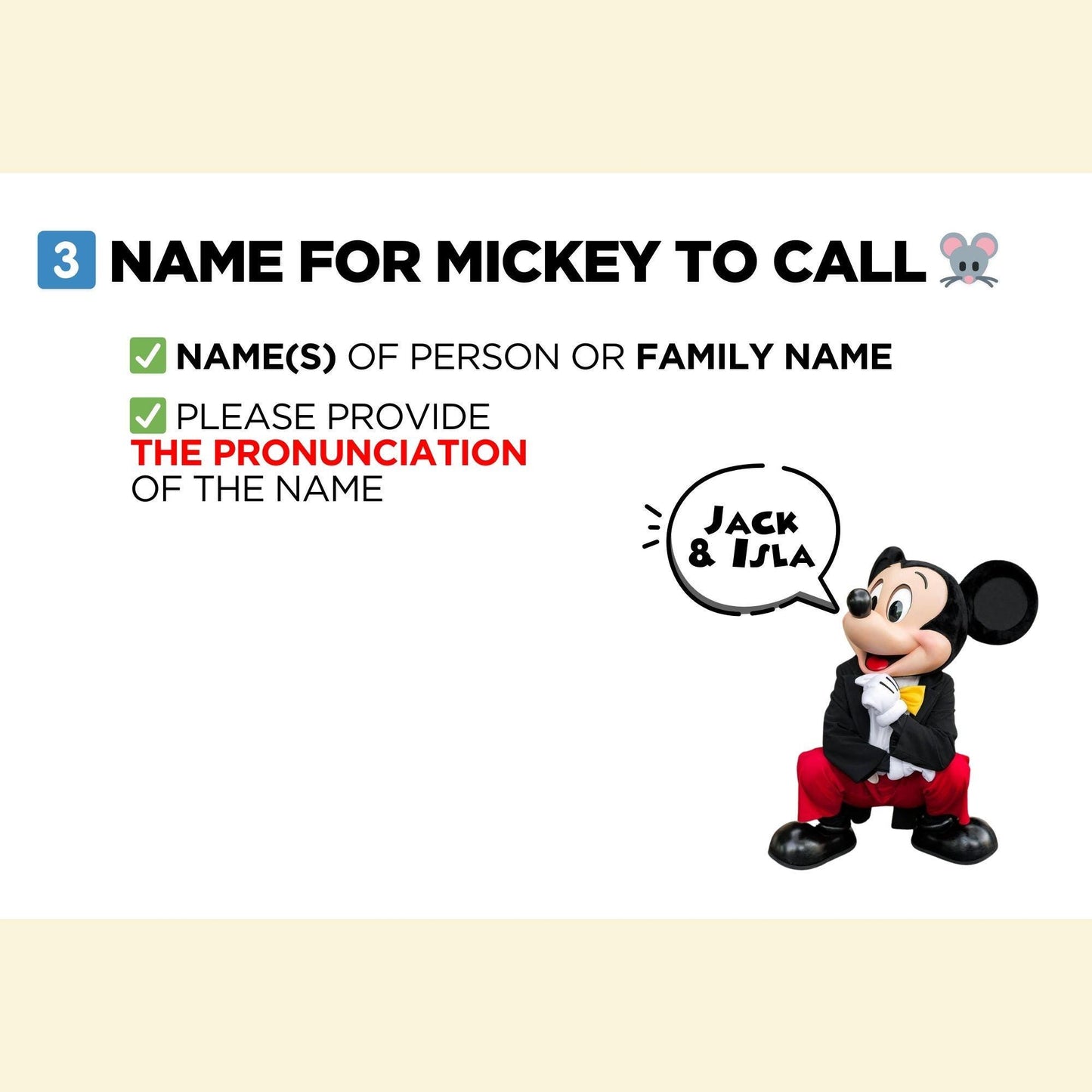 Personalized  Disneyworld Disneyland Surprise Trip Reveal Video Message Mickey Minnie Kids Magical Disney World Florida California Paris