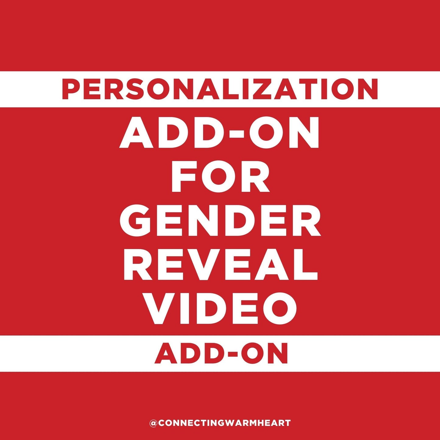 Add-On: Personalization For Gender Reveal Video