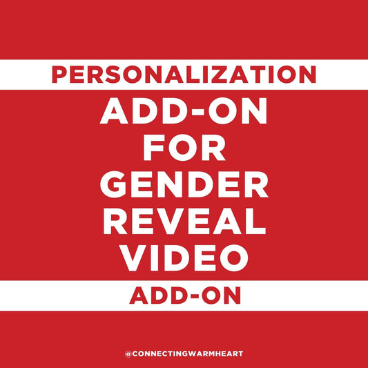 Add-On: Personalization For Gender Reveal Video