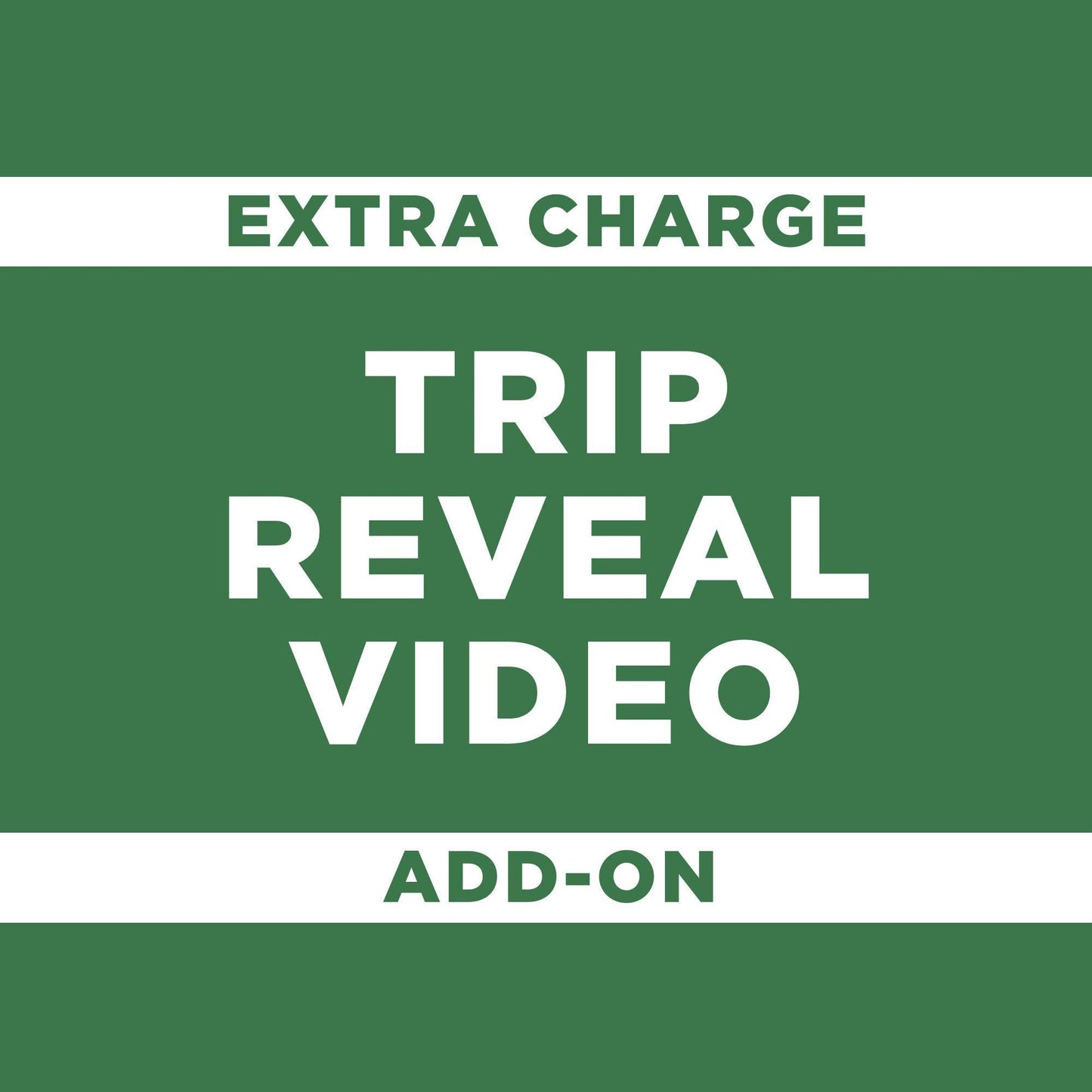 Add-On: Extra Charge For Trip Reveal Video