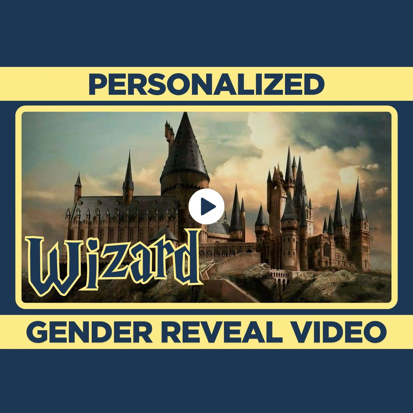 Personalized Boy Gender Reveal Movie Announcement, It's a Boy Gender Reveal Video to Suprise, Witch Wizard Gender Reveal Idea Unique