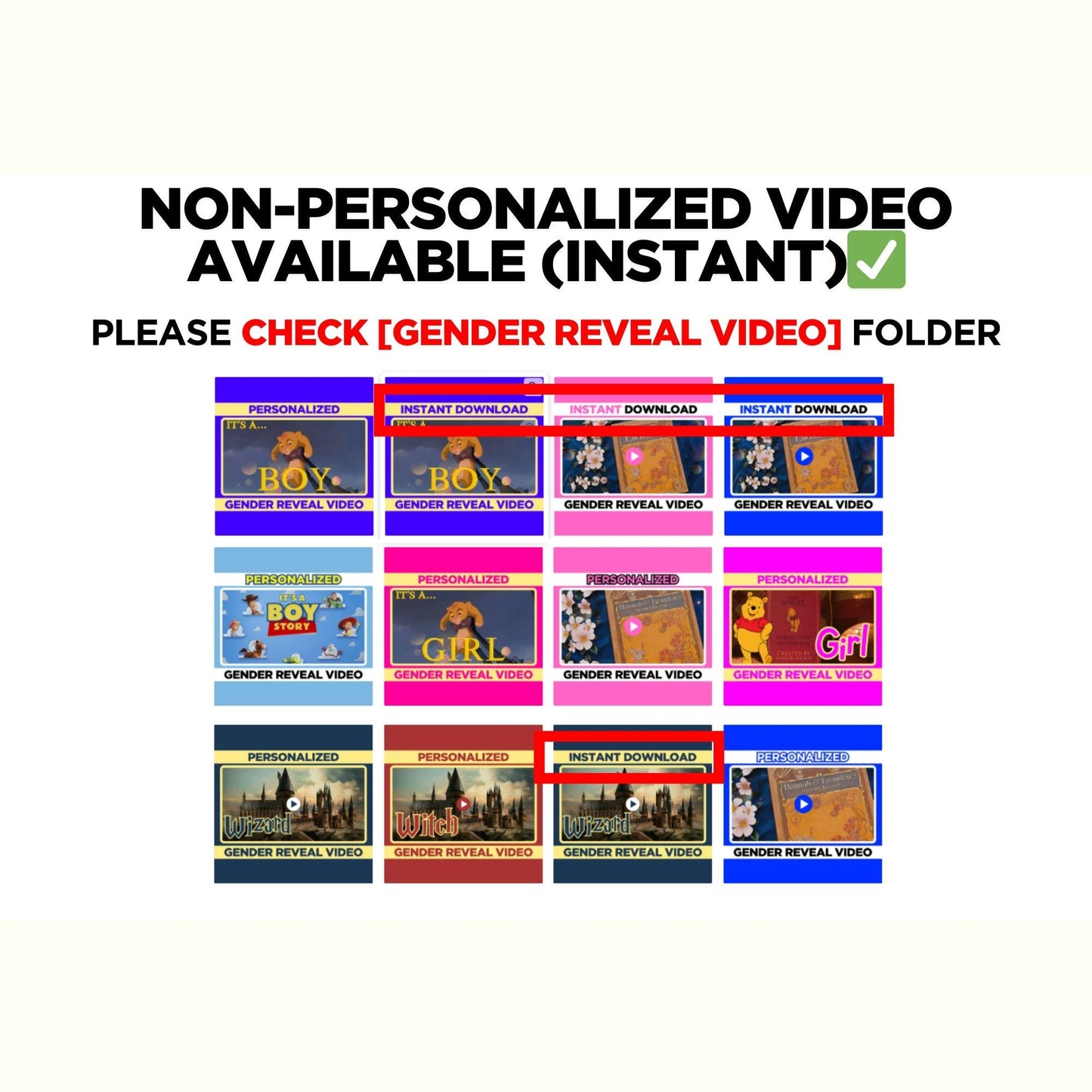 Personalized Girl Lion King Gender Reveal Movie Announcement, It's a Girl Gender Reveal Video to Suprise, Gender Reveal Idea Unique Confetti