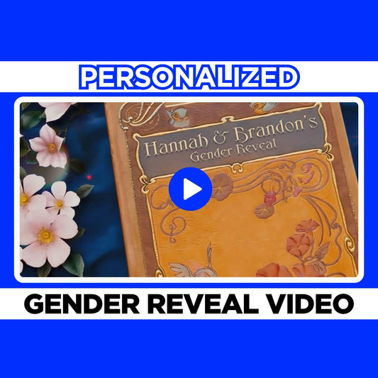 Personalized Boy Enchanted Gender Reveal Video Announcement, Enchanted Storybook Gender Reveal Movie,  It's a BoyGender Reveal Idea