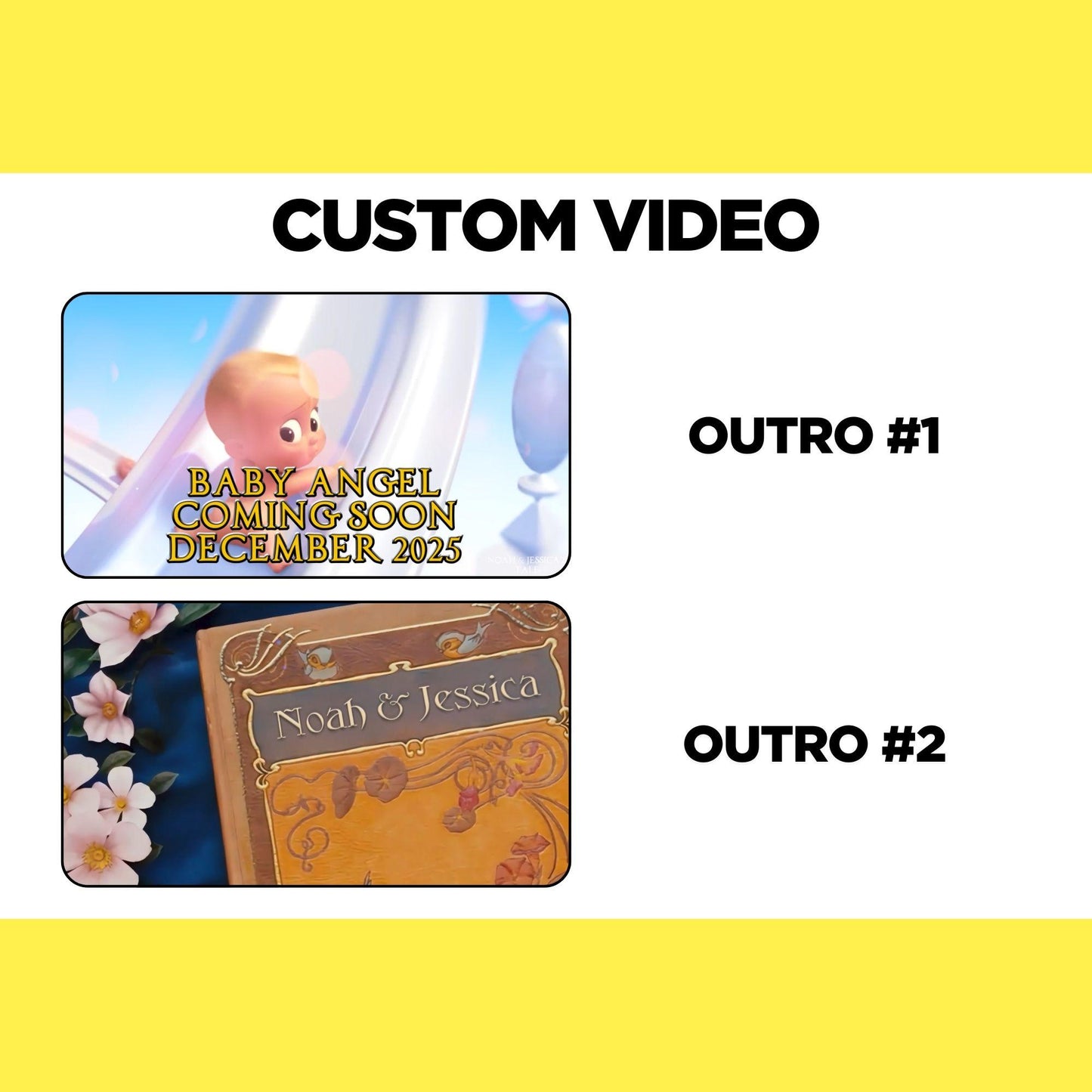 Personalized Storybook Pregnancy Announcement Video, Enchanted Baby Reveal Movie, Magical Baby Shower Video, We Are Pregnant Surprise