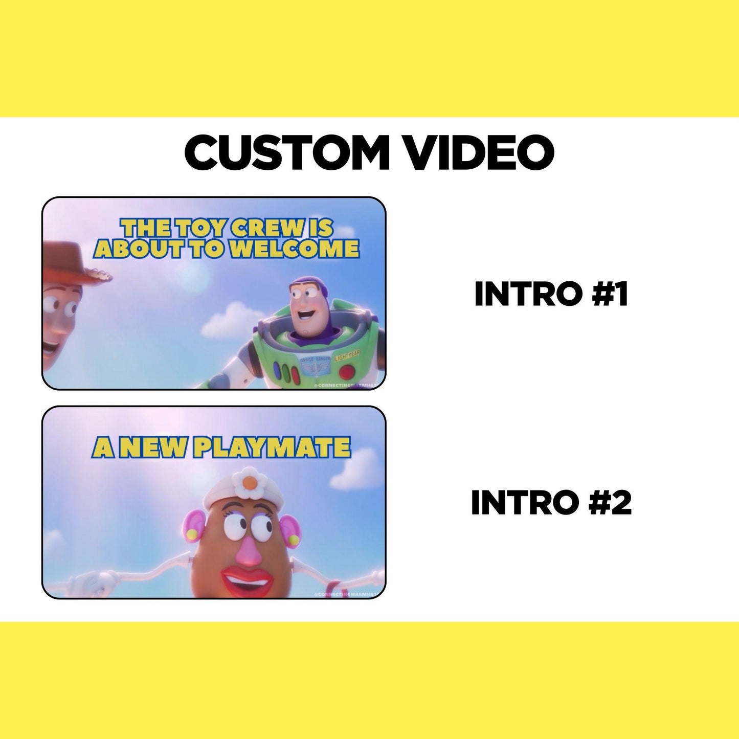 Personalized Toy Story Pregnancy Announcement Video, Baby Reveal Movie, Magical Baby Shower Video, We Are Pregnant Surprise, It's a Baby