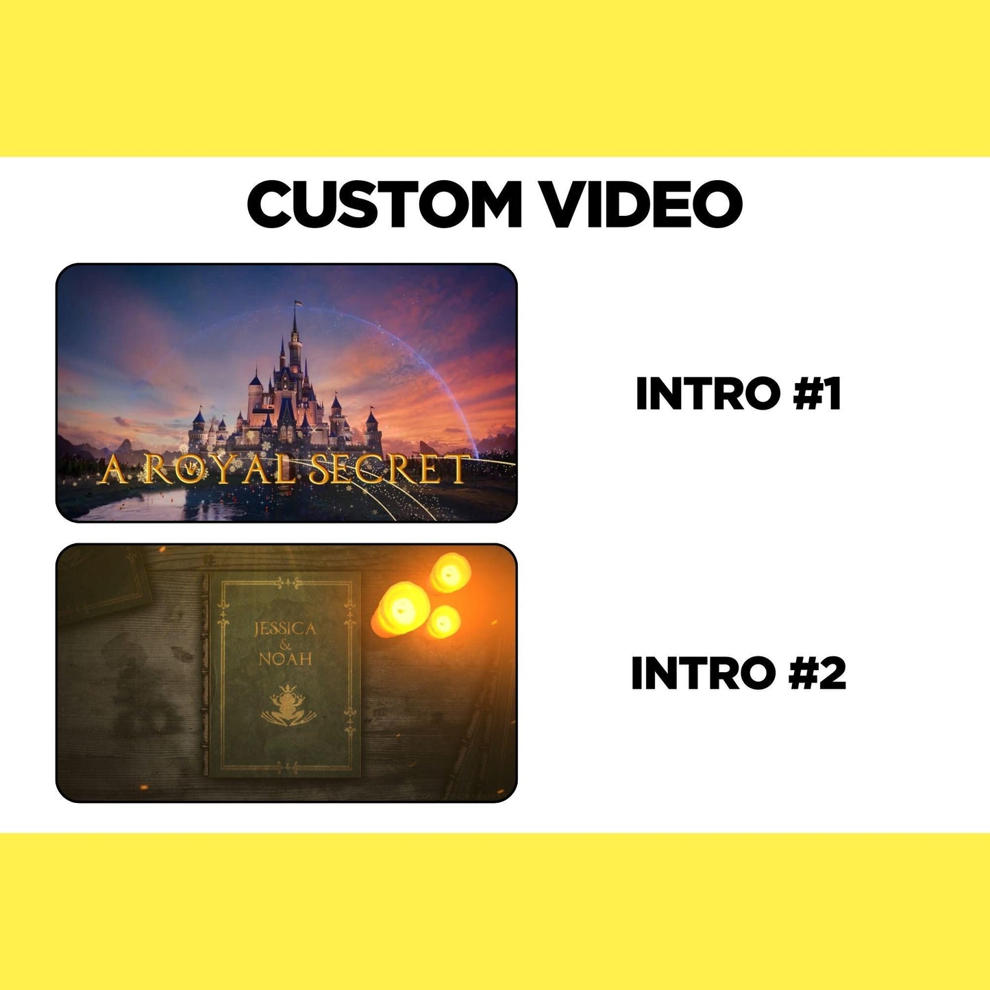 Personalized Pregnancy Announcement Video The Princess and The Frog Baby Announcement Movie, Surprise Tiana Storybook Baby Reveal Video